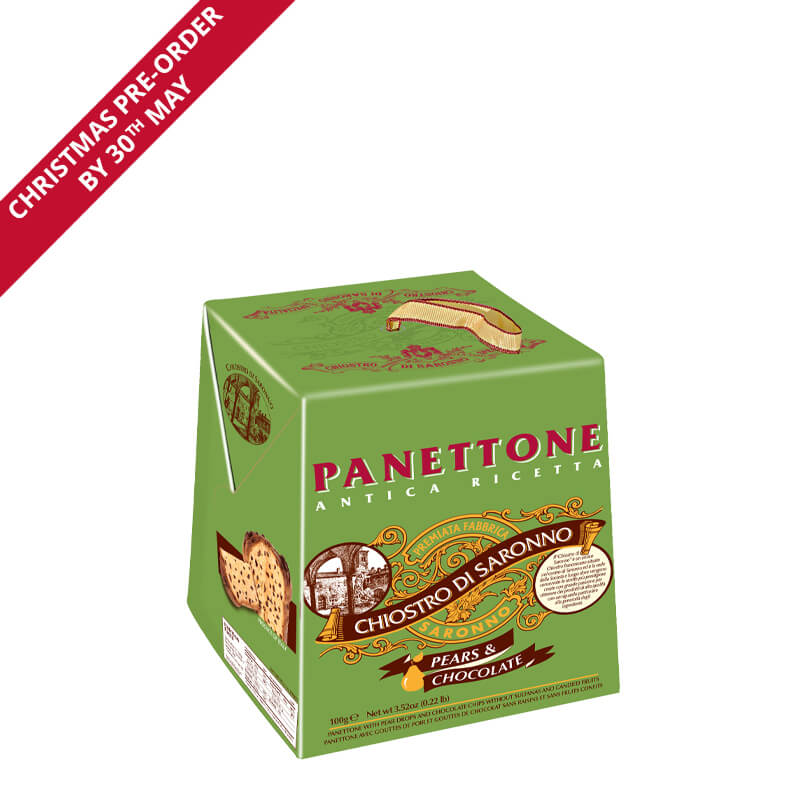 Mini Pear & Chocolate Panettone in Hanging Gift Box (Pre-Order Only)