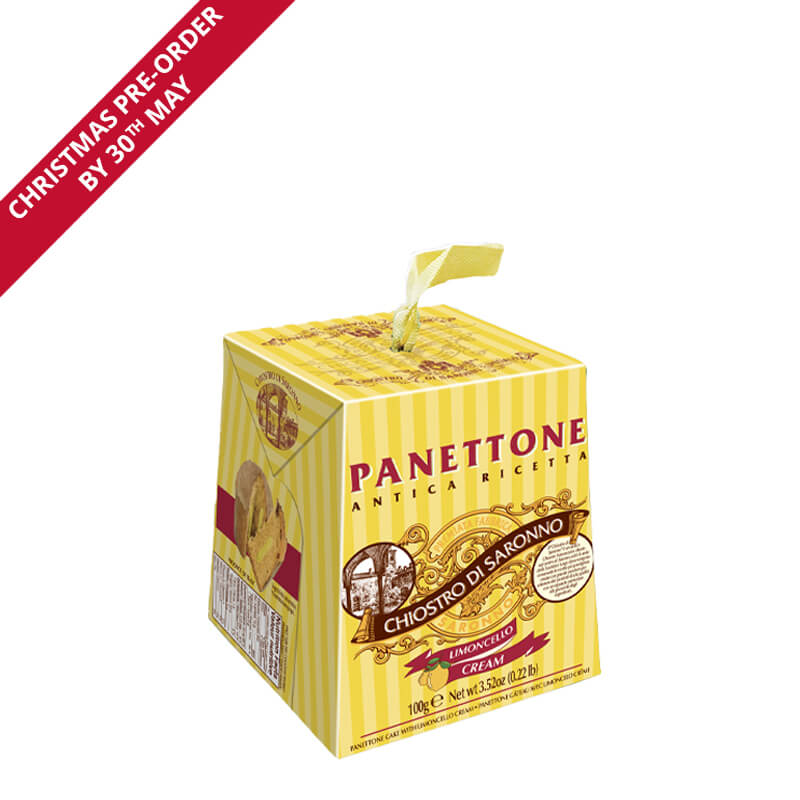 Mini Limoncello Panettone in Hanging Gift Box (Pre-Order Only)