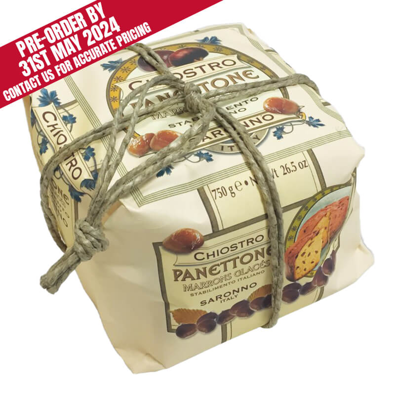 Hand-Wrapped Marron Glaces Panettone (Pre-Order Only)